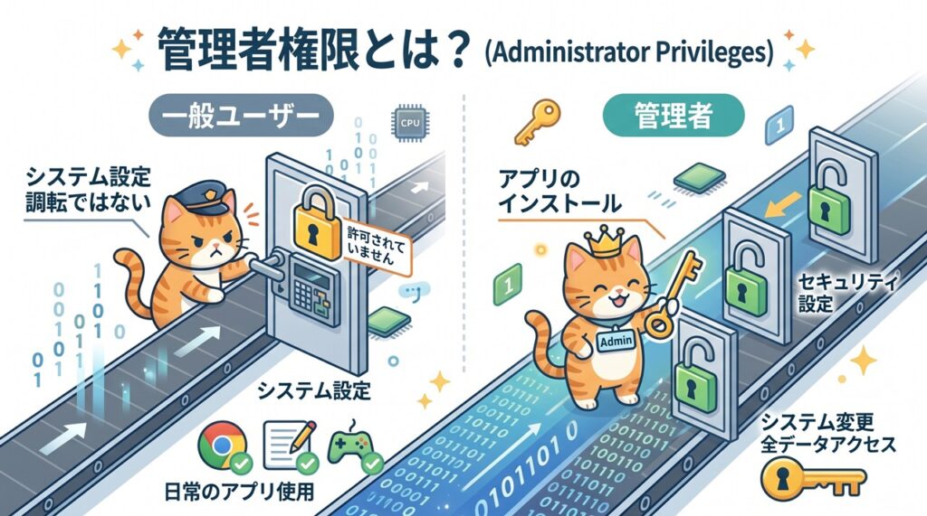 管理者権限（Administrator Privilege）