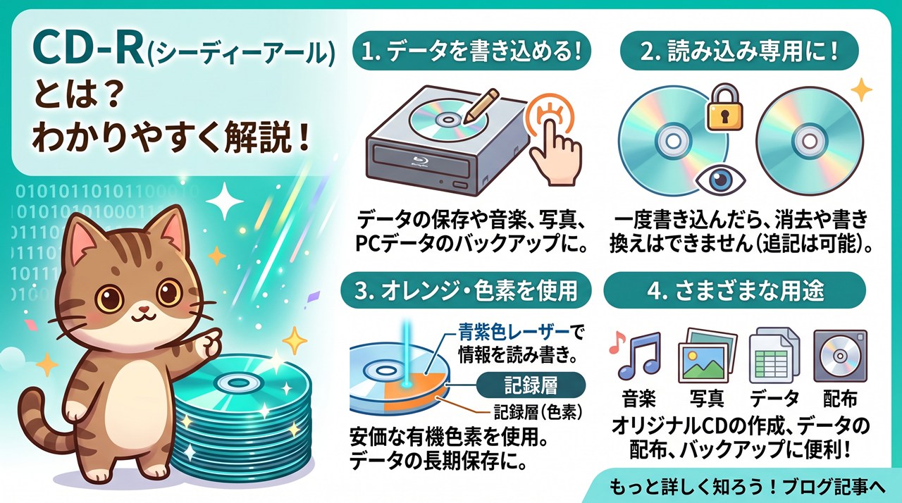 CD-R（Compact Disc Recordable）