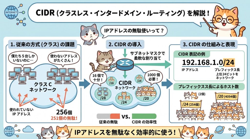 CIDR(Classless Inter-Domain Routing)