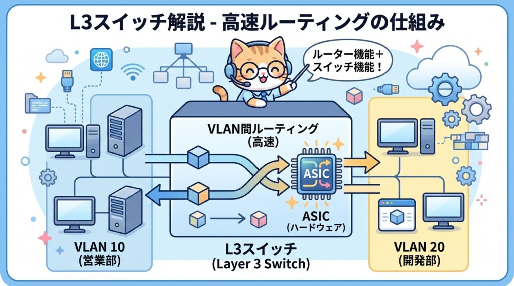 L3スイッチ（レイヤー3スイッチ）
