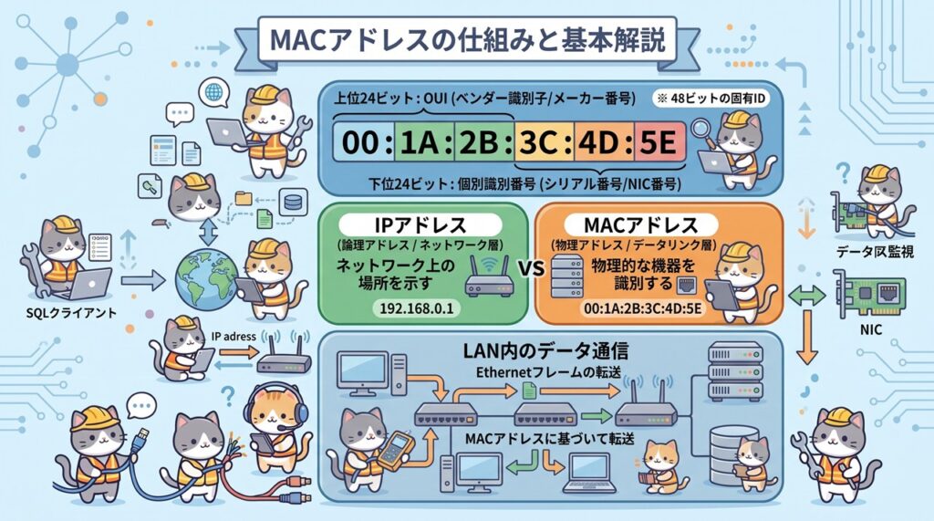 MACアドレス（マックアドレス）