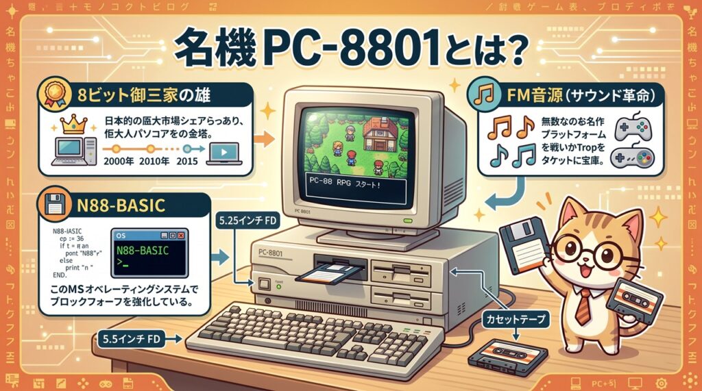 PC-8801（ピーシーハチハチマルイチ）
