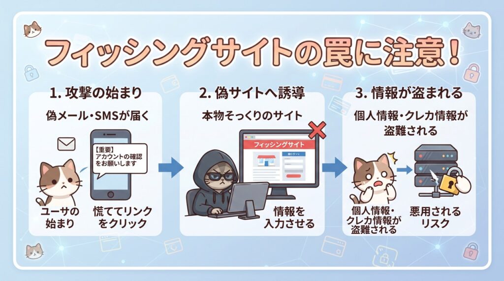 フィッシングサイト（PhishingSite）図解