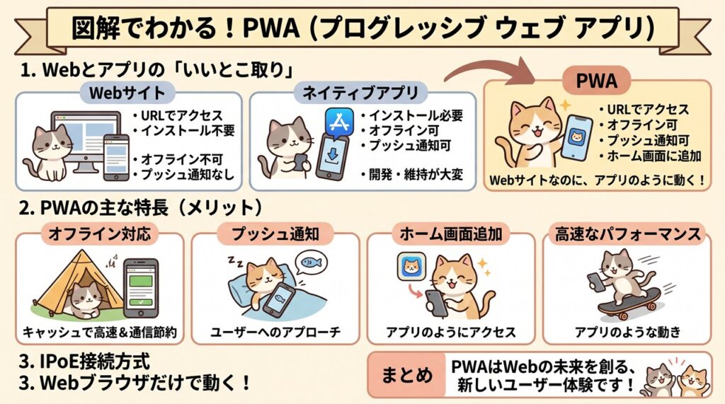 PWA(ピーダブリューエー)