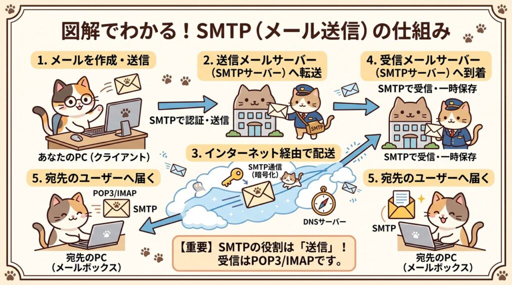 SMTP(エスエムティーピー)