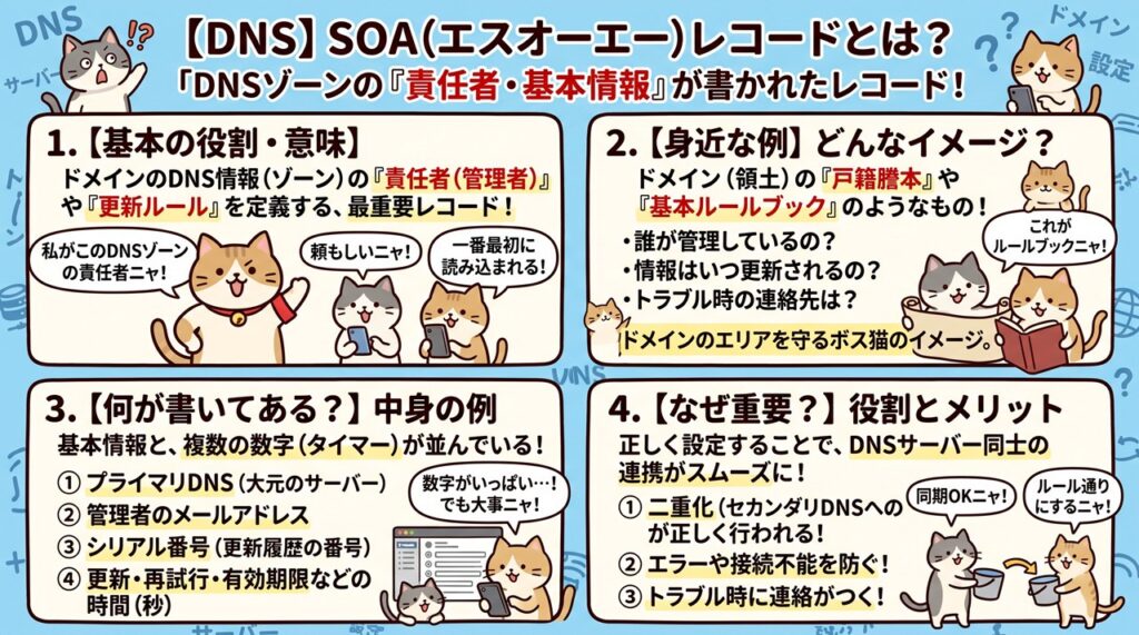 SOAレコード(エスオーエーレコード)図解