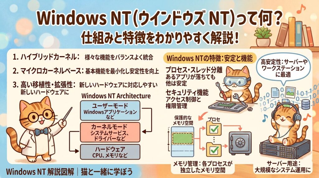 Windows NT(ウィンドウズ エヌティー)図解