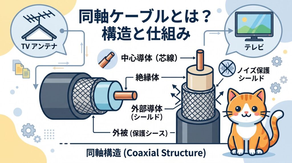 同軸ケーブル（どうじくケーブル／Coaxial Cable）