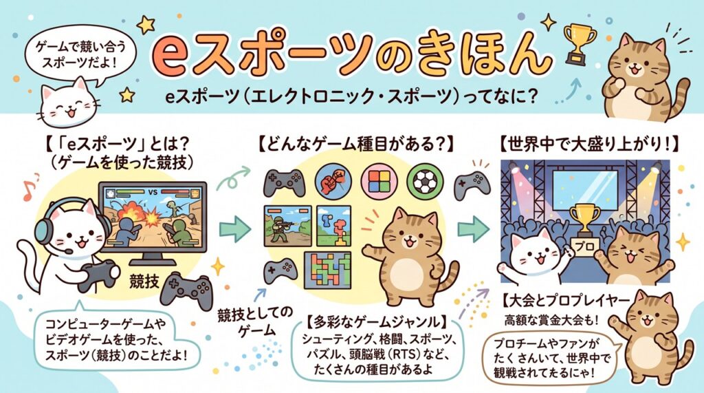 eスポーツ（e-Sports／イースポーツ）図解