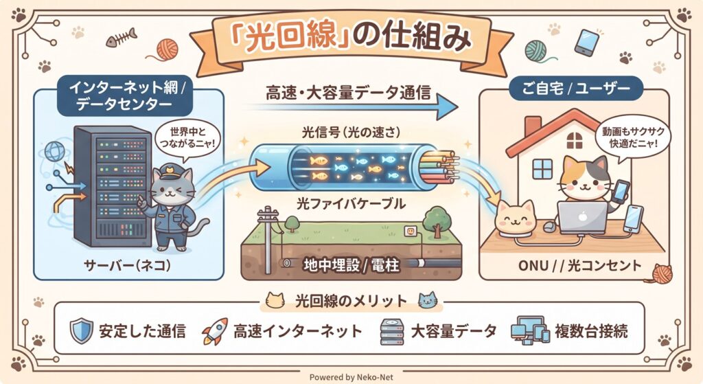 光回線図解
