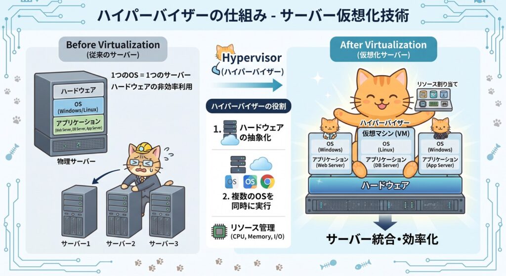 ハイパーバイザー図解