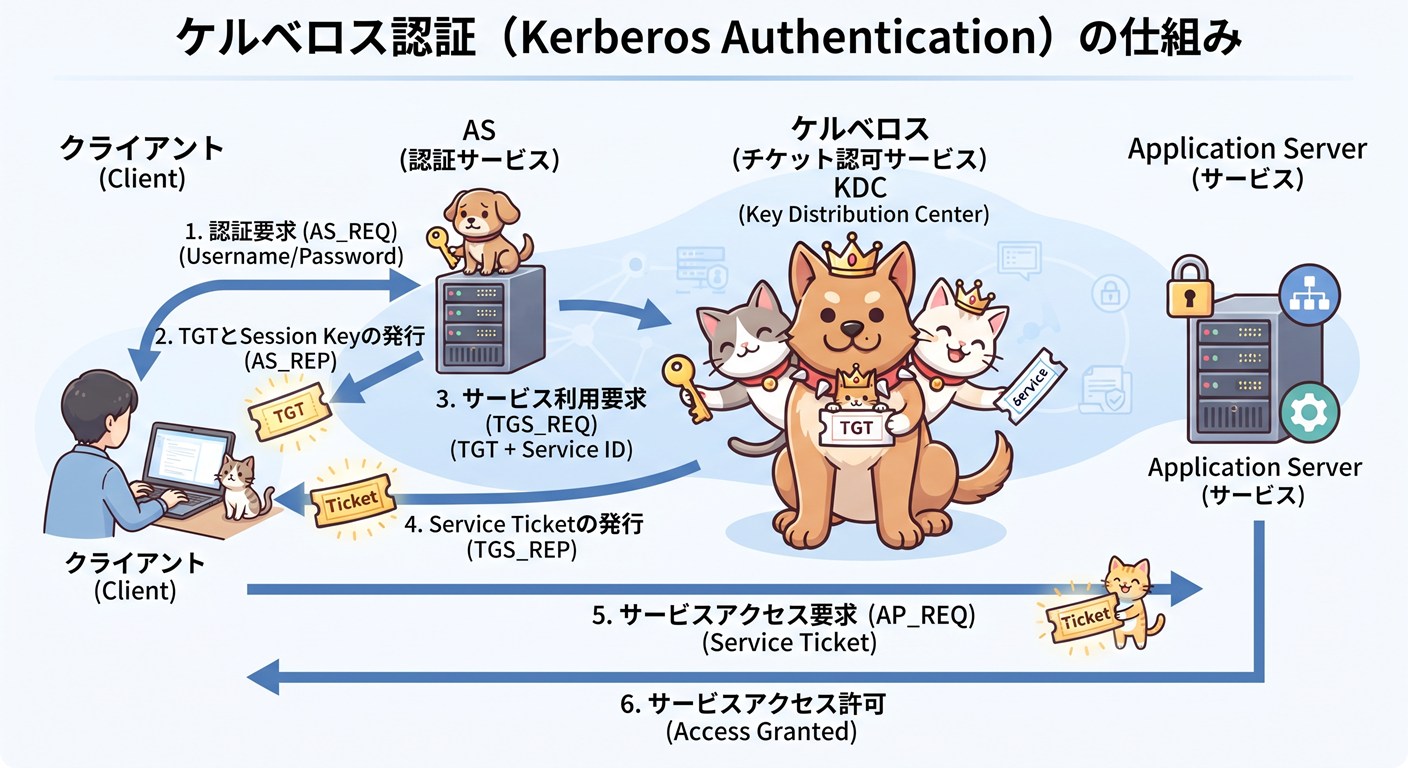 ケルベロス認証 図解