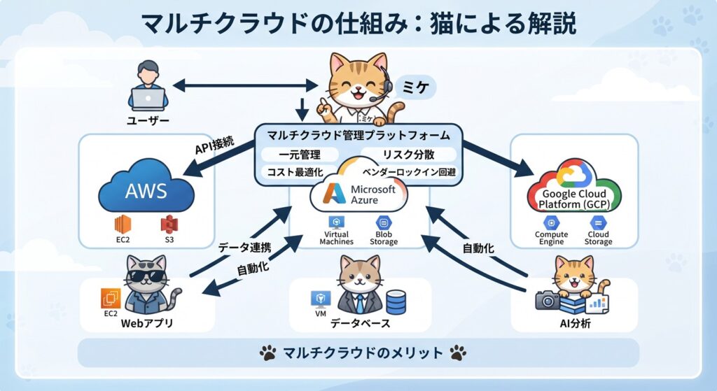マルチクラウド図解