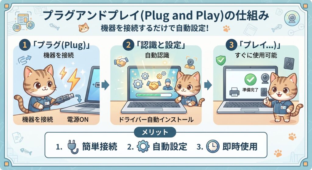 プラグアンドプレイ図解