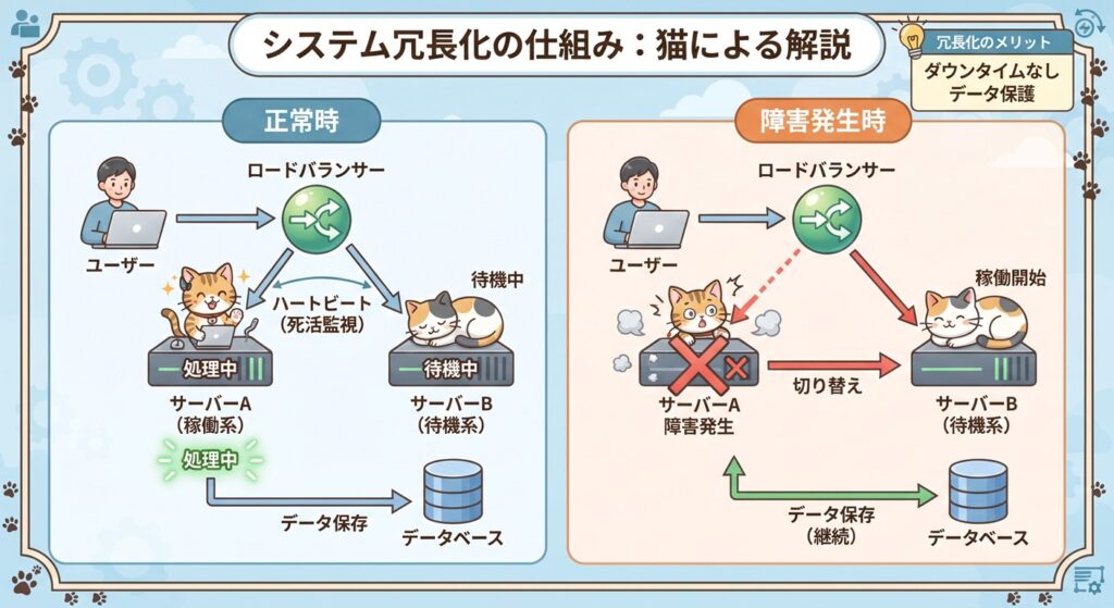 冗長化 図解