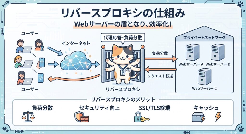 リバースプロキシ図解