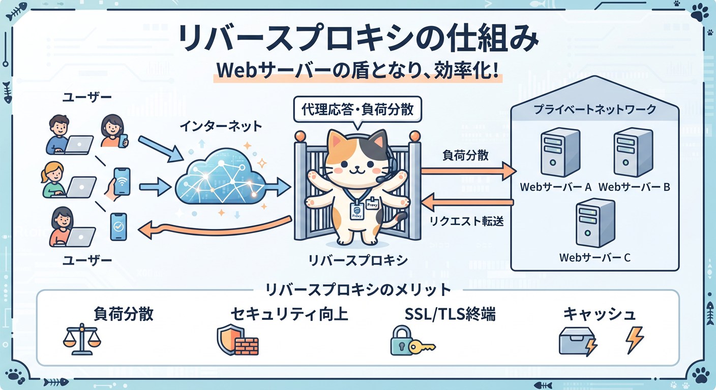リバースプロキシ図解