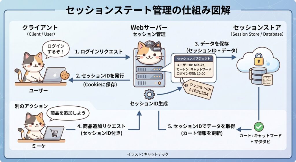 セッションステート図解