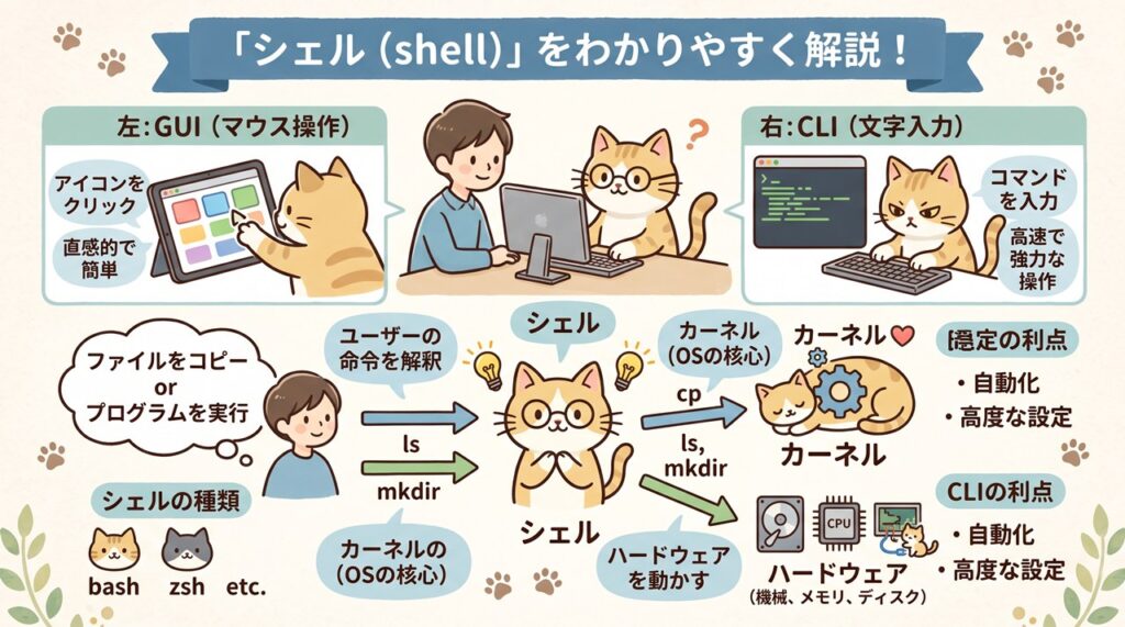 シェル（shell）