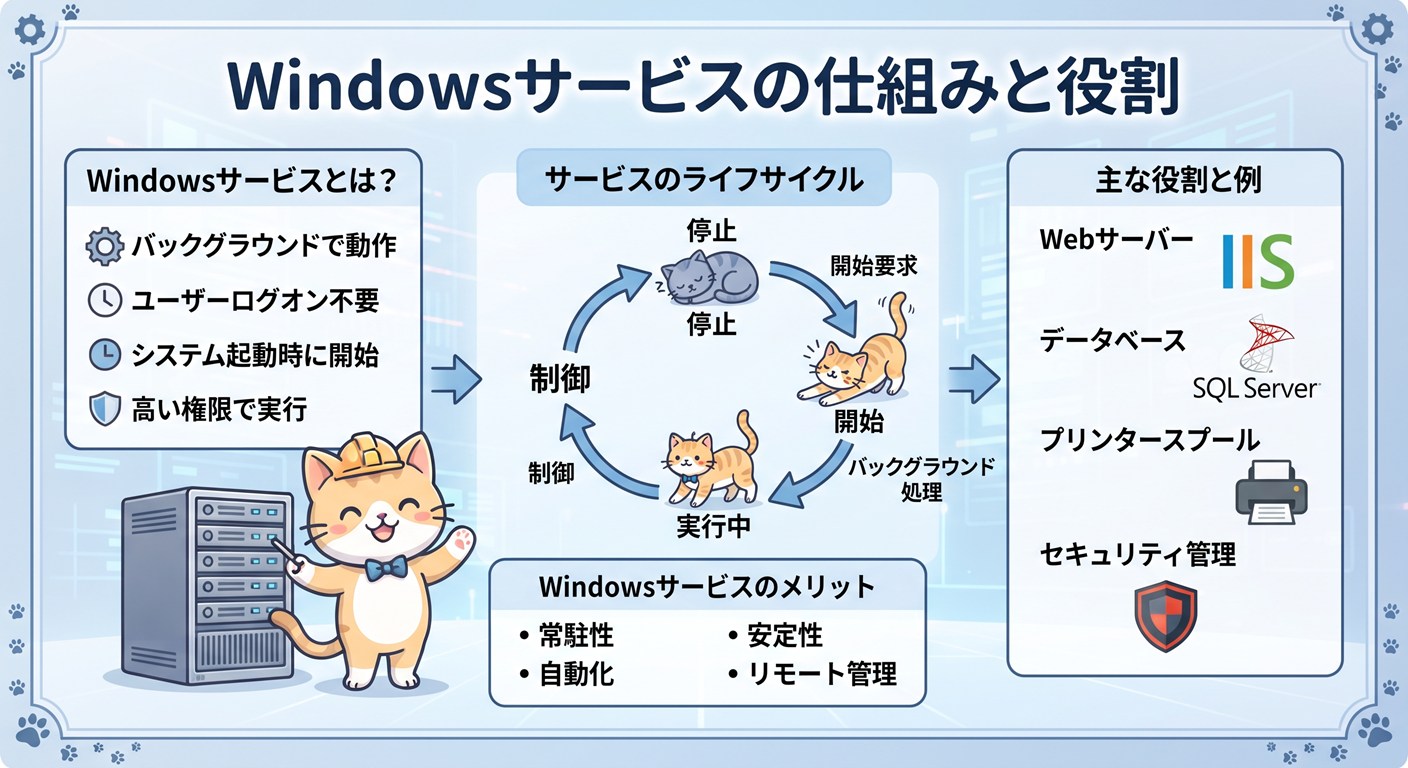Windowsサービス図解