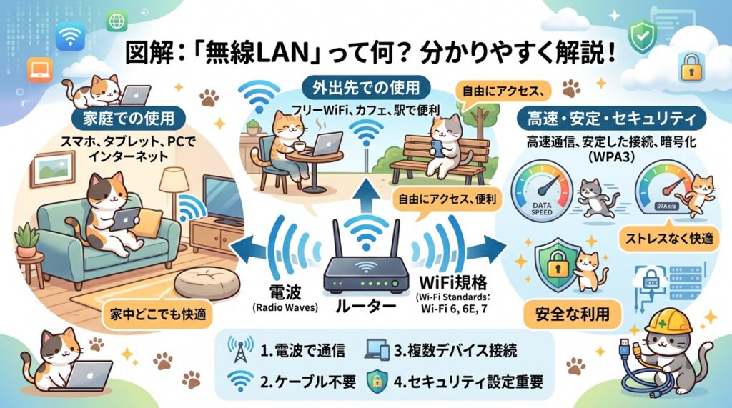 無線LAN（Wireless LAN）図解