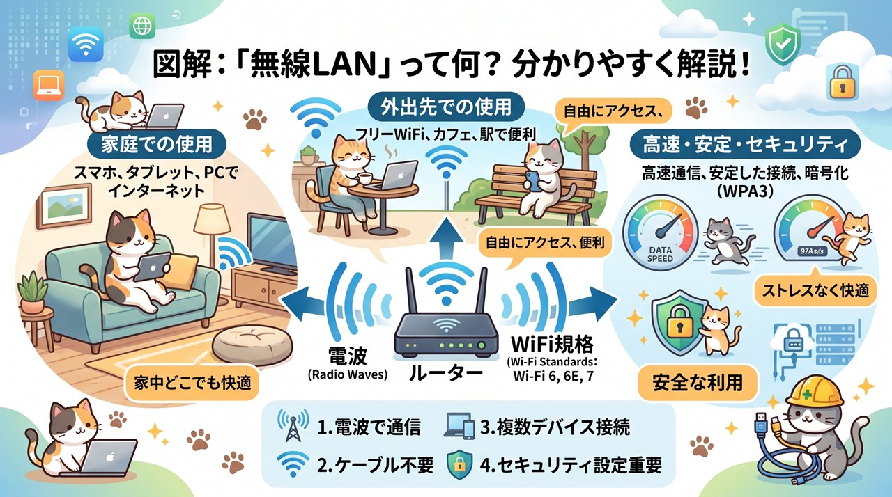 無線LAN（Wireless LAN）図解
