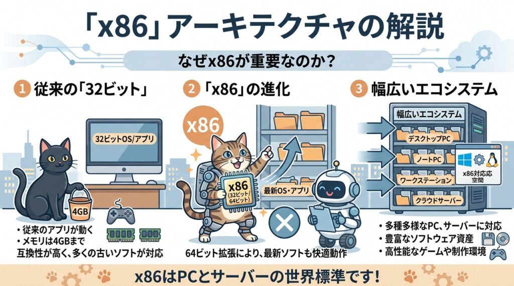 x86（エックスハチロク）