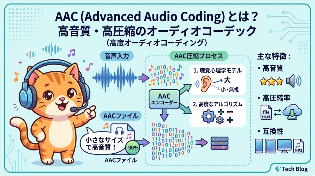AAC（Advanced Audio Coding／エーエーシー）