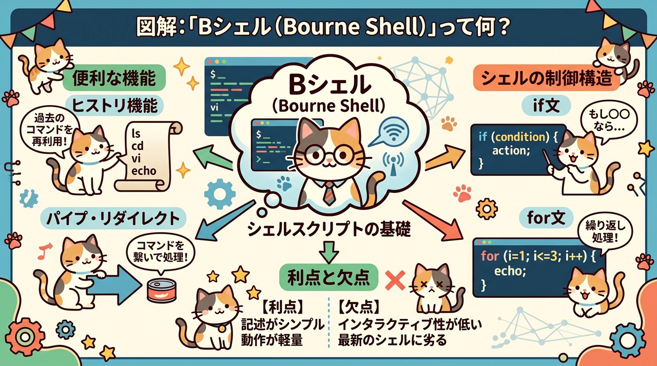 Bシェル（Bourne Shell）