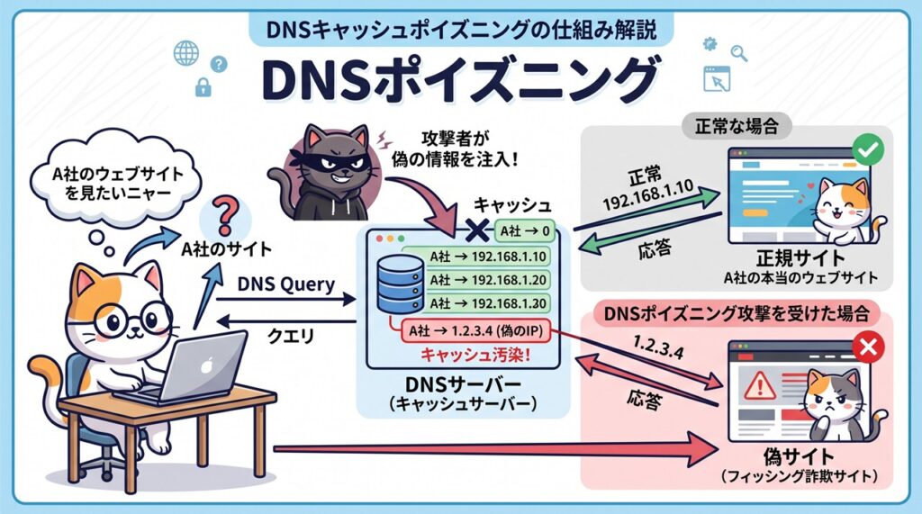 DNSポイズニング（DNS Poisoning）
