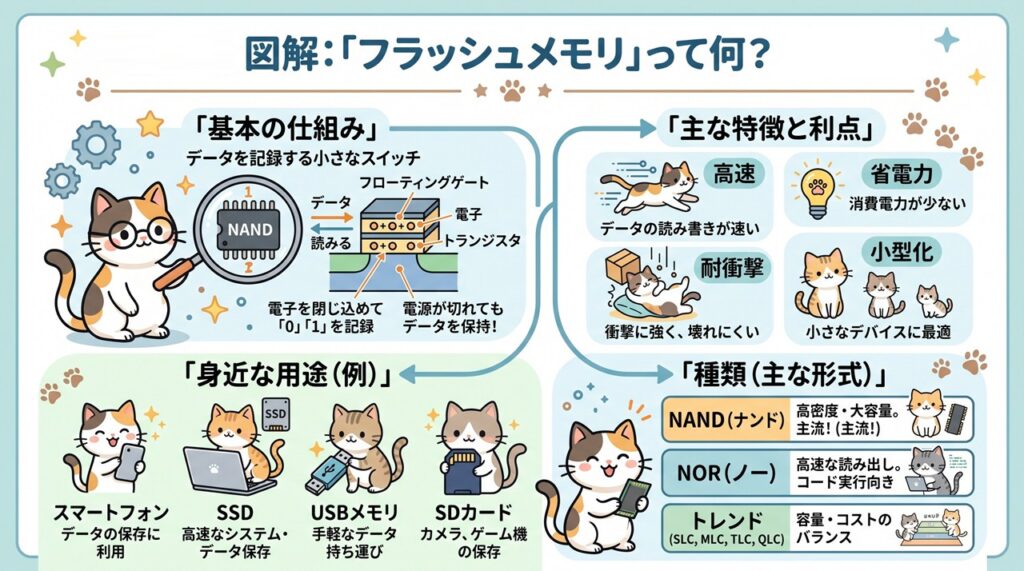フラッシュメモリ（Flash Memory）