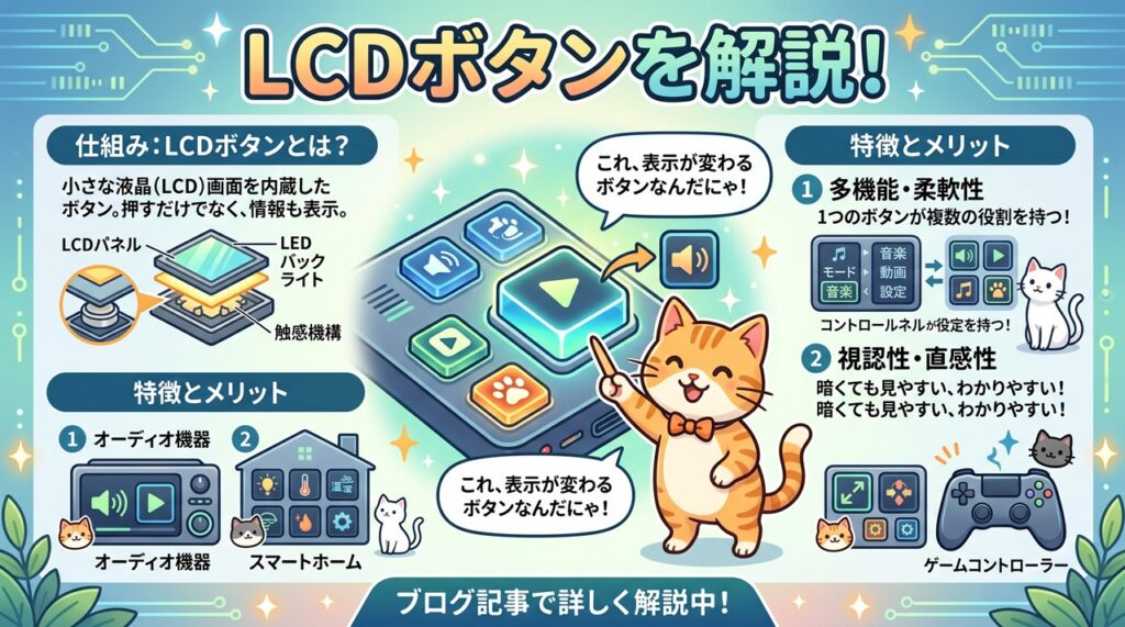 LCDボタン