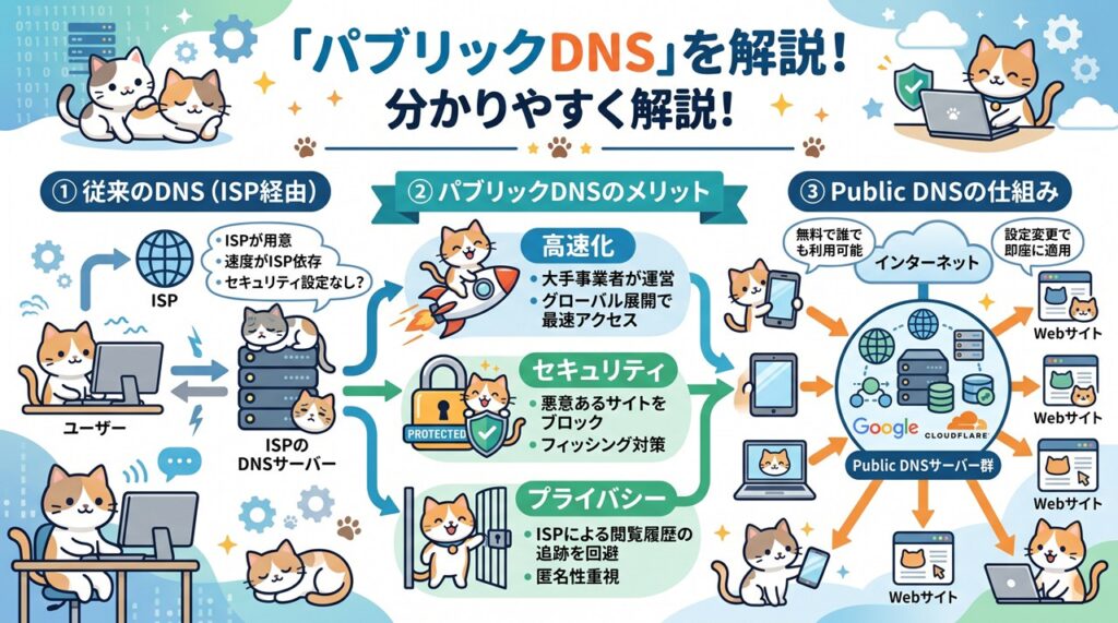 パブリックDNS（Public DNS）