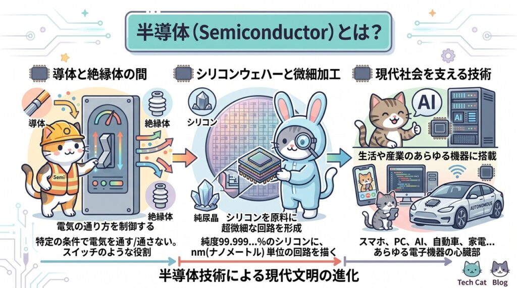 半導体（はんどうたい、Semiconductor）