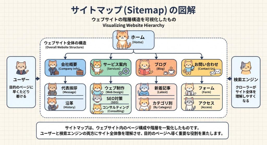サイトマップ（Sitemap）