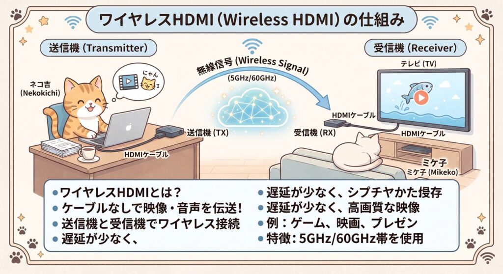 ワイヤレスHDMI（Wireless HDMI）