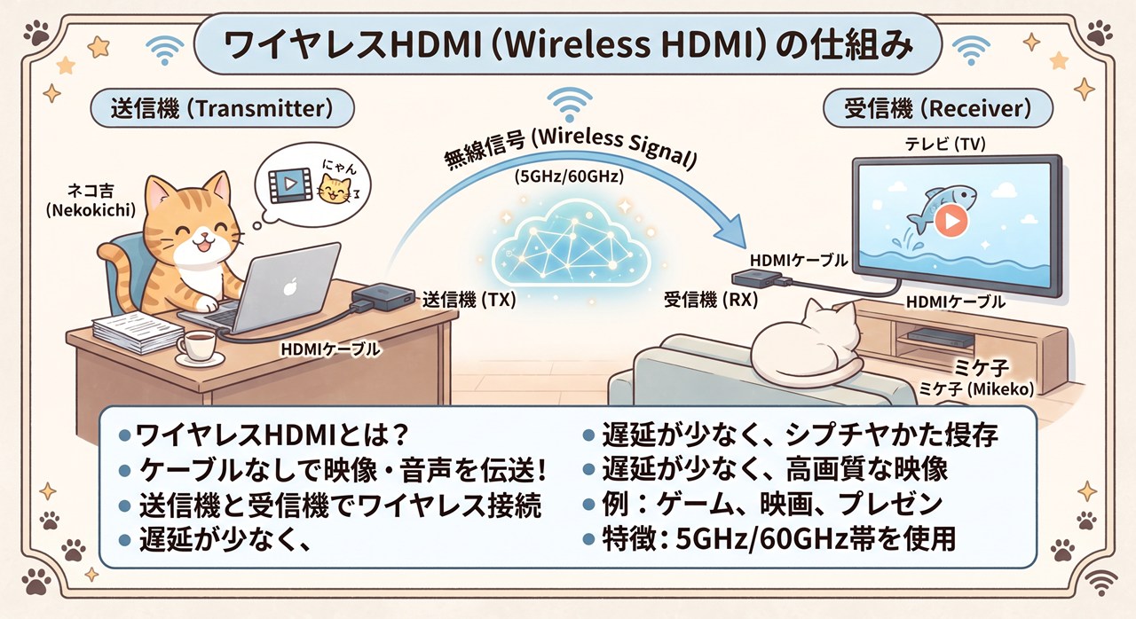 ワイヤレスHDMI（Wireless HDMI）