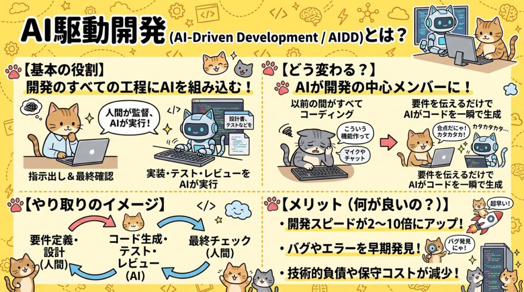 AI駆動開発(エーアイくどうかいはつ、AI-Driven Development)