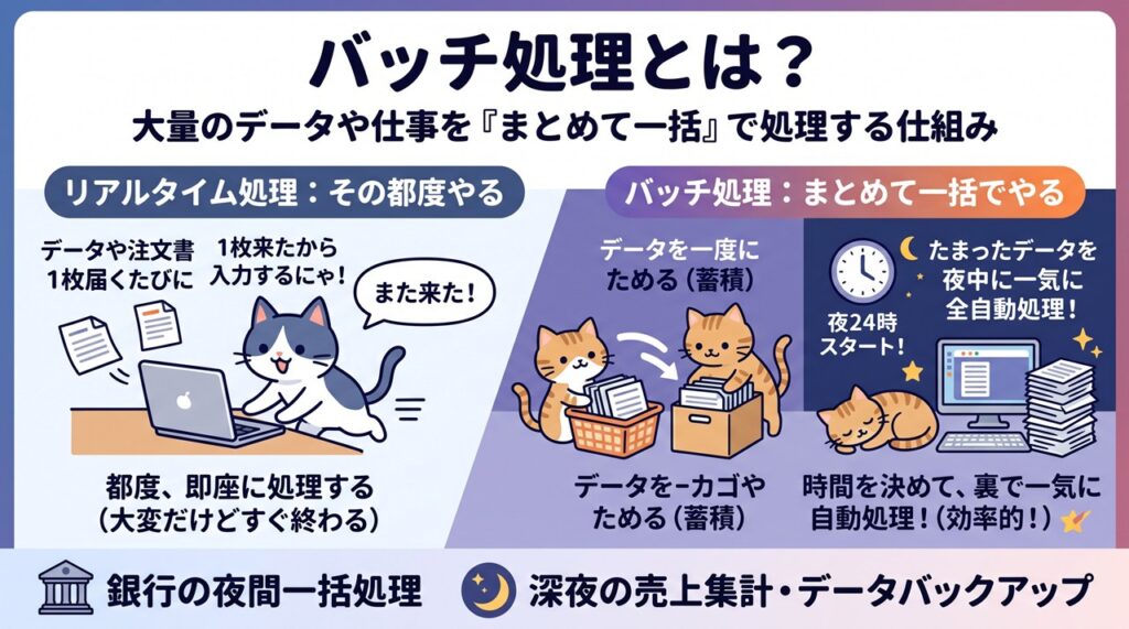 バッチ（Batch）図解