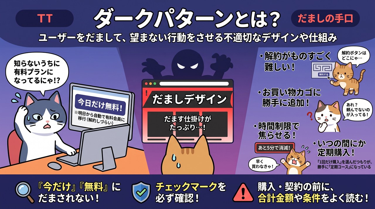 ダークパターン（Dark Pattern）図解
