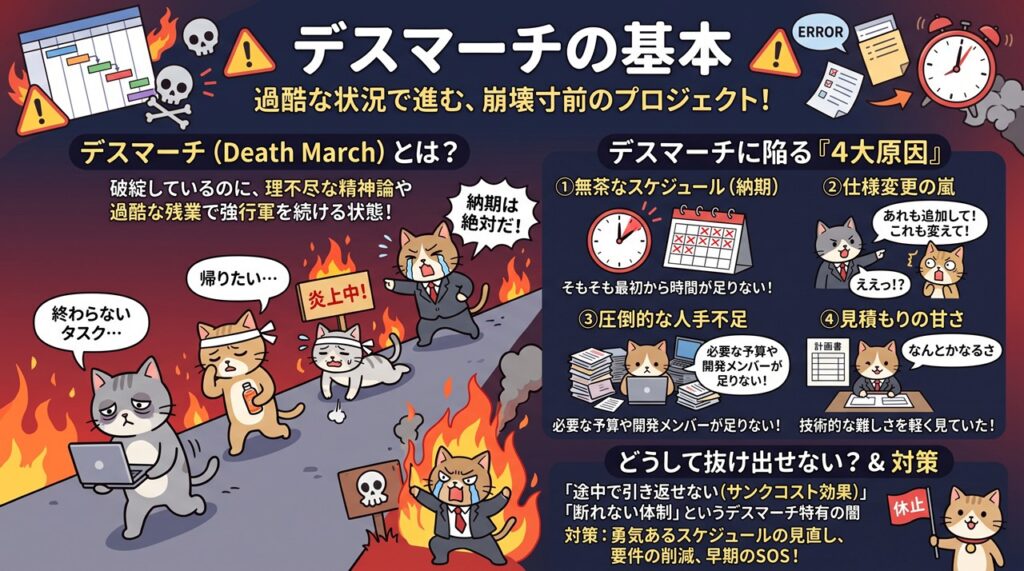 デスマーチ（Death March）図解