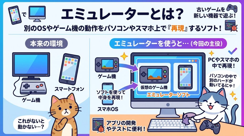 エミュレーター（Emulator）図解