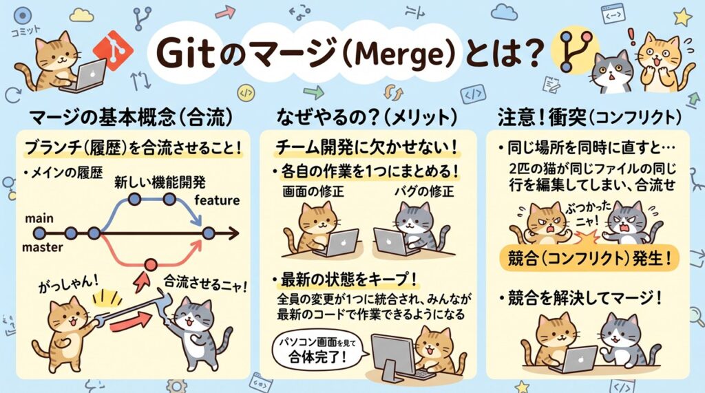 【Git】マージ（Merge）