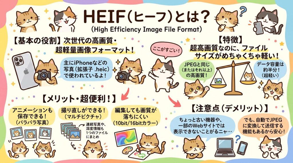 HEIF（ヒーフ／High Efficiency Image File Format）