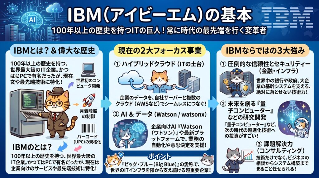 IBM（アイビーエム、International Business Machines）図解