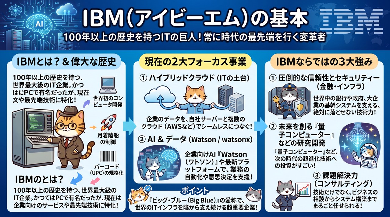 IBM（アイビーエム、International Business Machines）図解