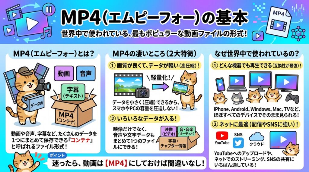 MP4(エムピーフォー)図解