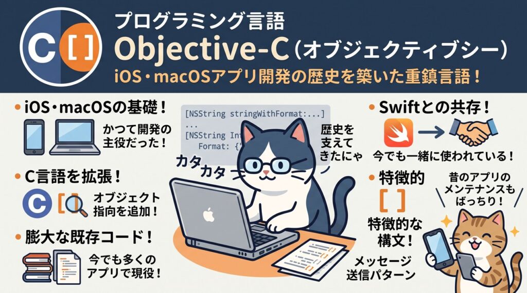 Objective-C(オブジェクティブシー)図解