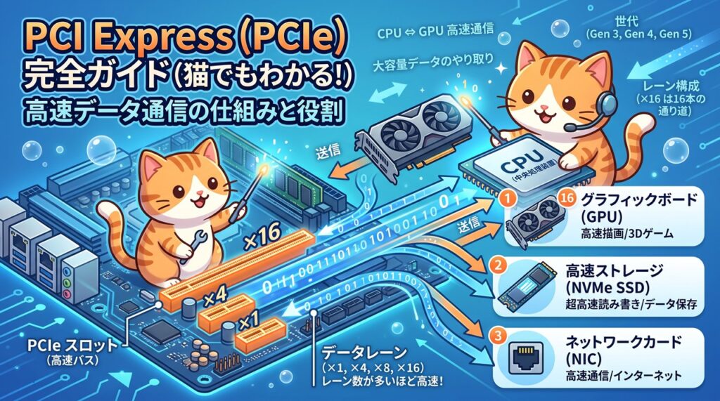 PCI Express（ピーシーアイエクスプレス／PCIe）