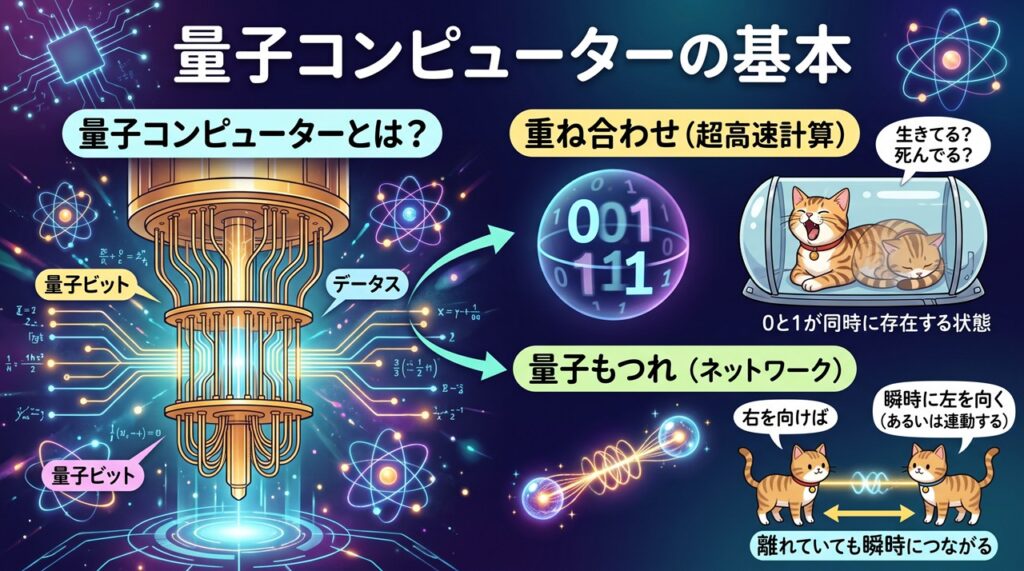 量子コンピューター（Quantum Computer）図解